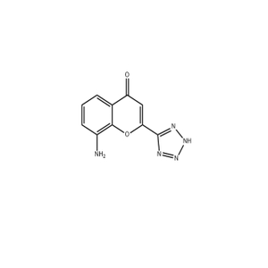 8-Amino-4-oxo-2-(tetrazol-5-yl)-4H-1-benzopyran (110683-22-2) C10H7N5O2