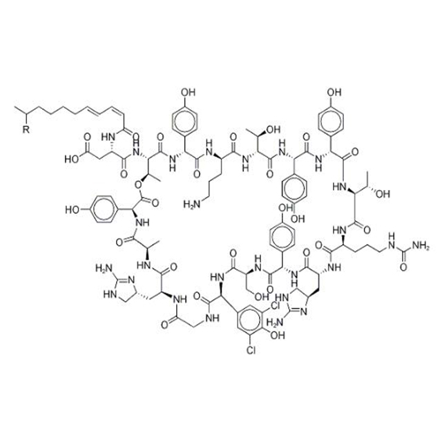 ENDURACIDIN HYDROCHLORIDE (11115-82-5) C106H135Cl2N26O31R