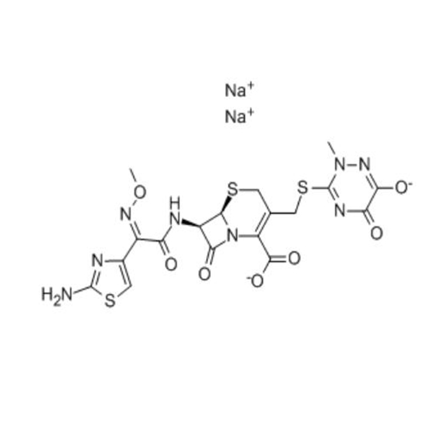 Ceftriaxone Sodium (104376-79-6) C18H19N8NaO7S3